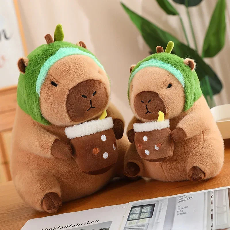 Boba Capybara Plush Toy