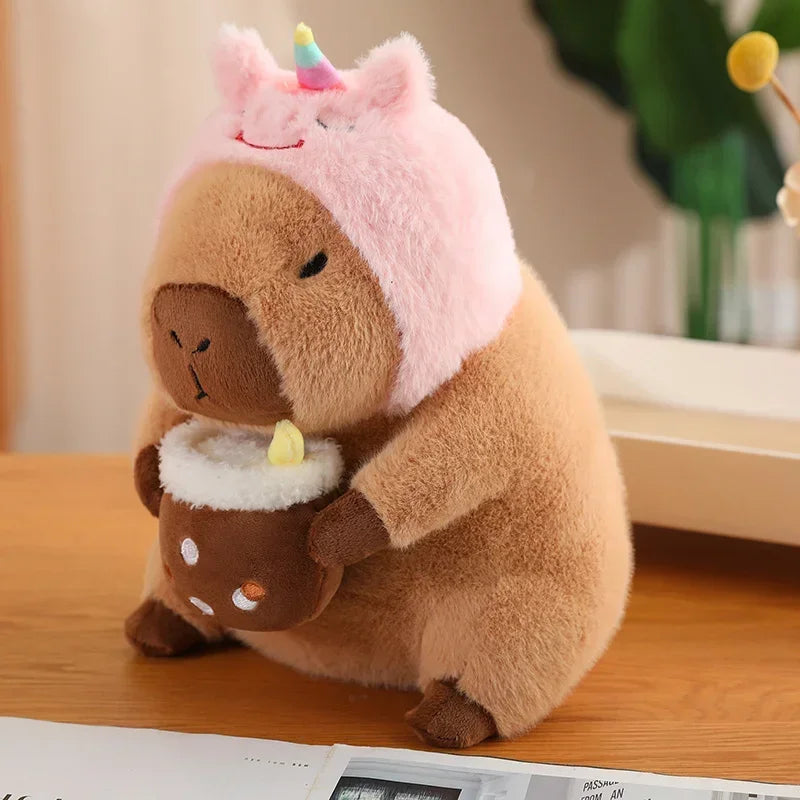 Boba Capybara Plush Toy