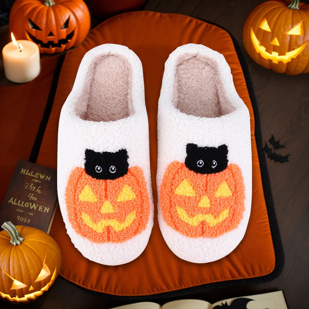 Kawaii-themed halloween slippers