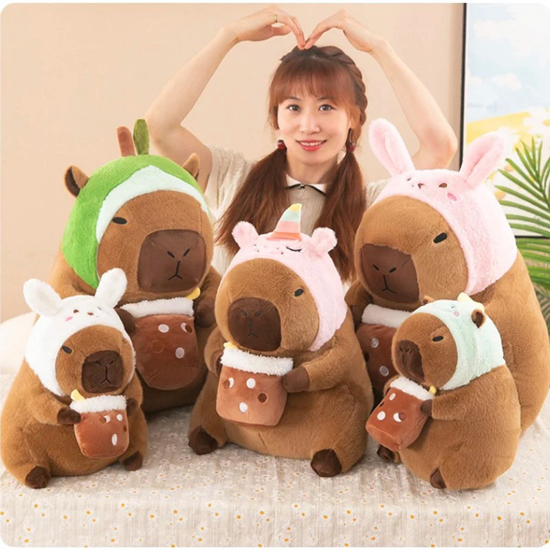 Boba Capybara Plush Toy