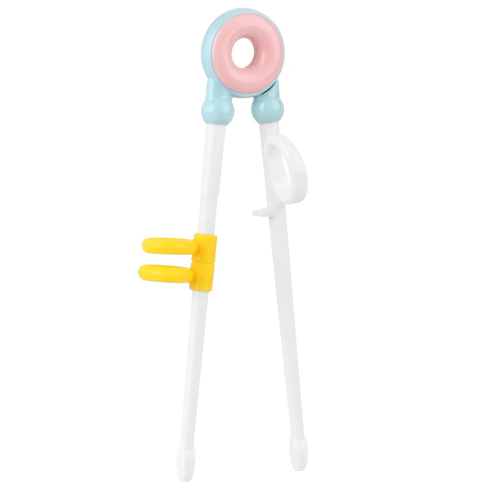 Kawaii colorful baby spoon and fork set on a white background with 'Circle' branding.