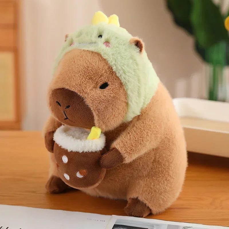 Boba Capybara Plush Toy