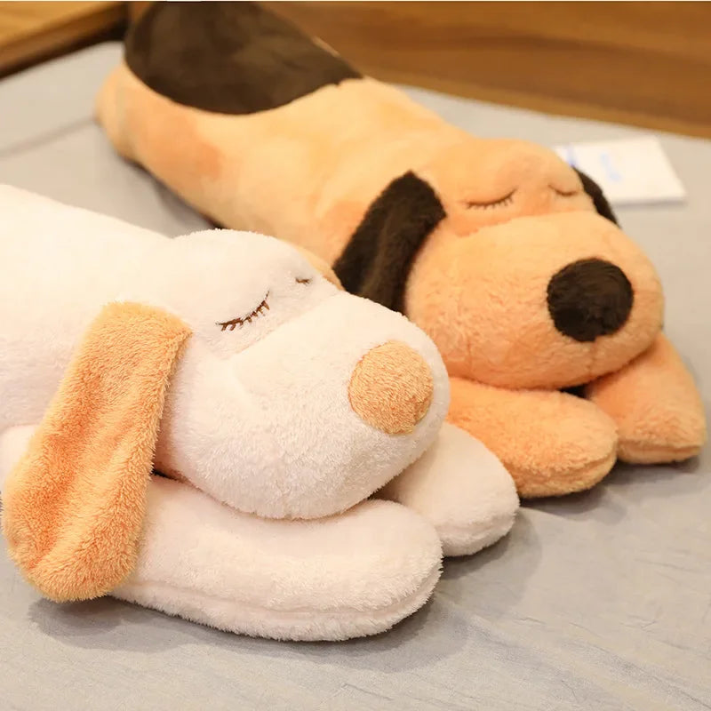 Two kawaii plush dog toys