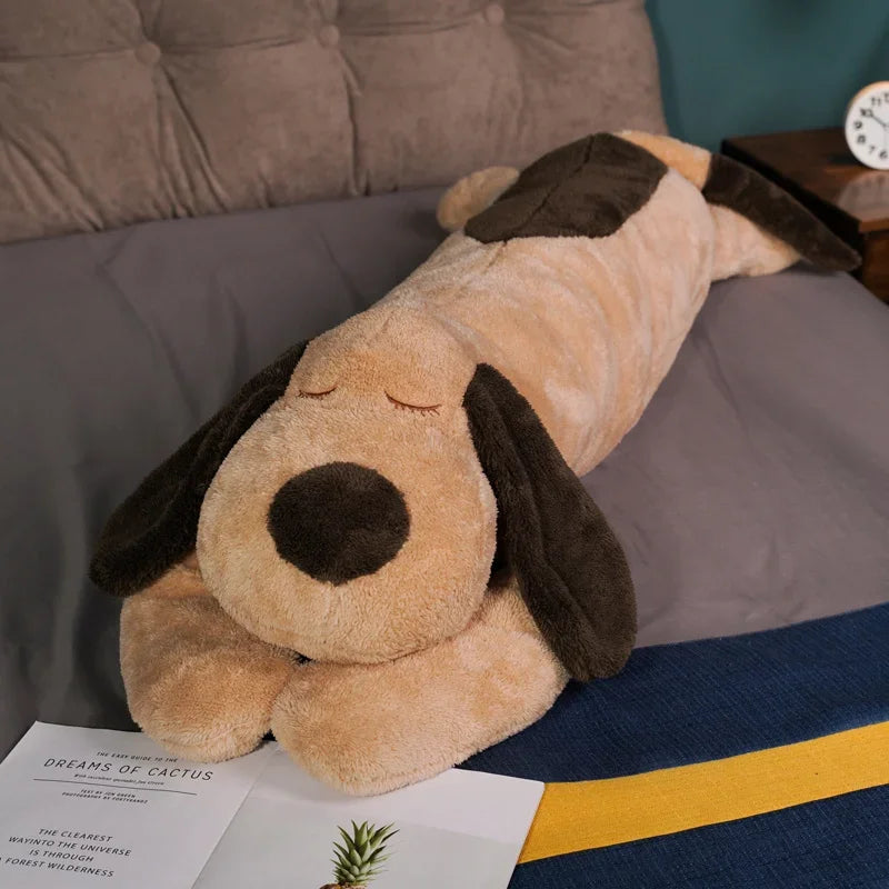 Brown kawaii dog plush toy